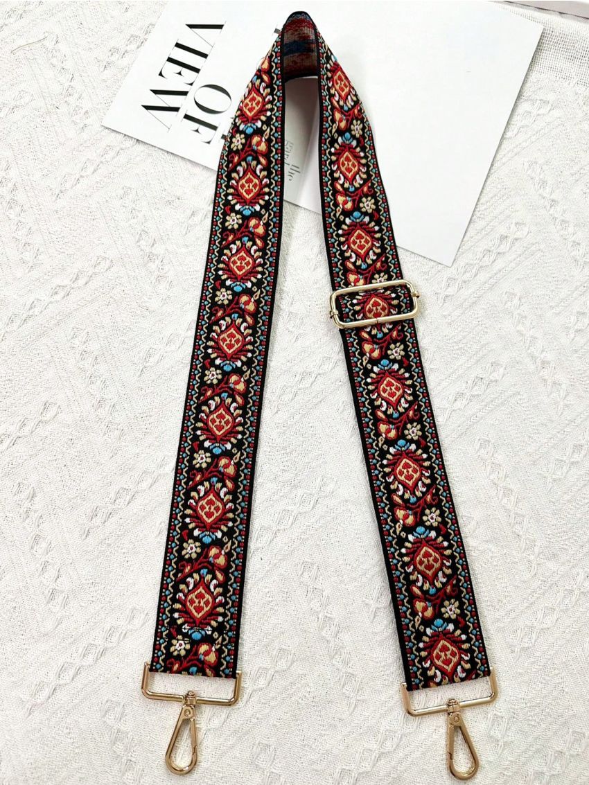 Flower Pattern Adjustable Bag Strap For Strap Replacement