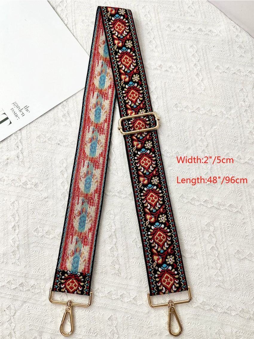 Flower Pattern Adjustable Bag Strap For Strap Replacement