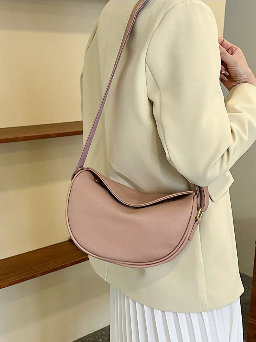 Small Crossbody Bag Solid Color