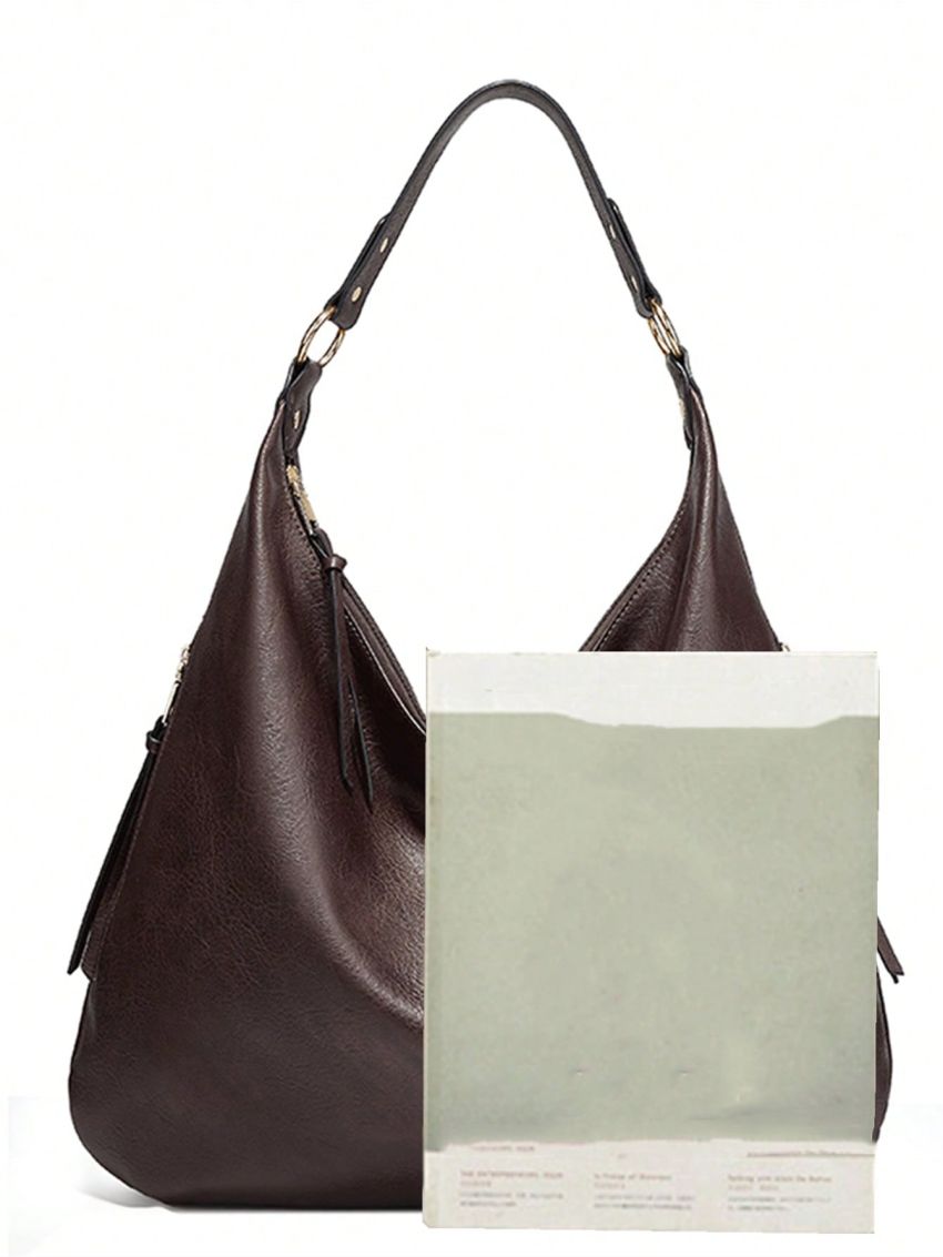 Women Handbag Fashion Oversized Shoulder Bag Girls Hobo Bag Pu Vintage Bag