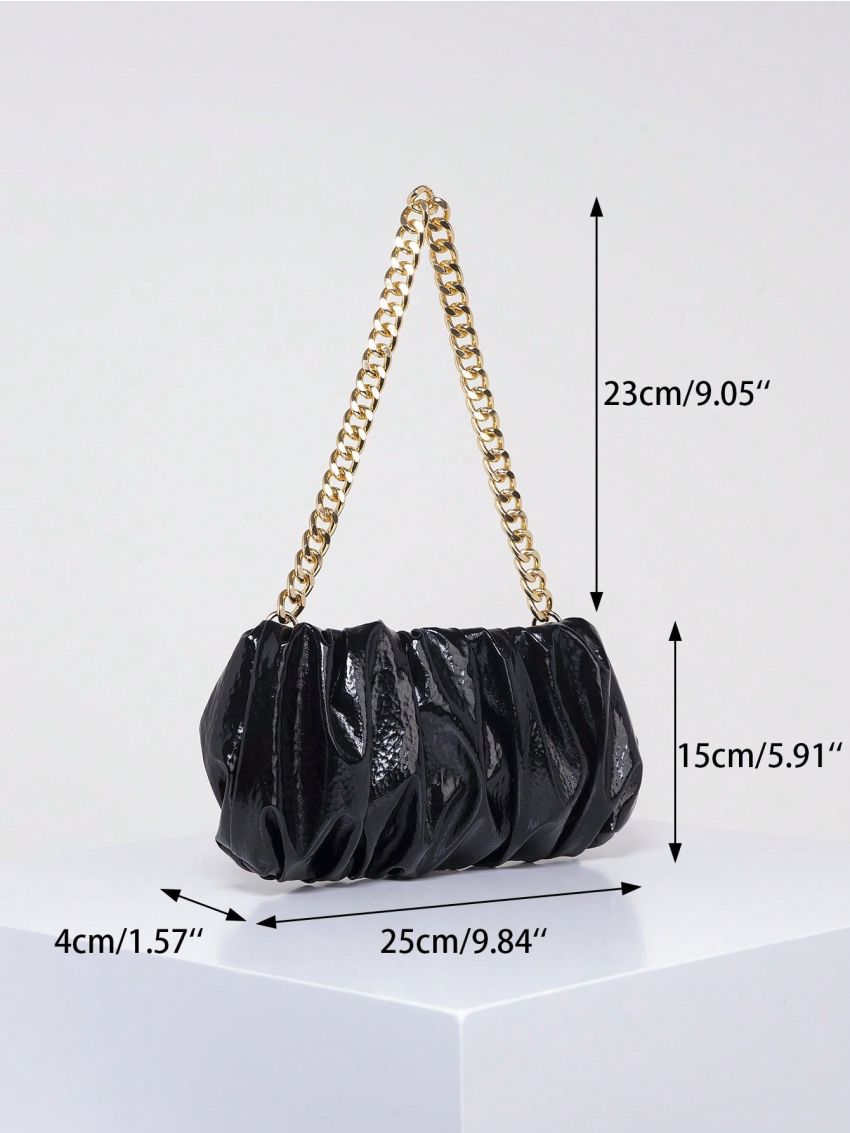 Women Minimalist Ruched Bag Pouch Dumpling Crossbody Bag Cloud Handbag Soft Clutch Purse Shoulder Bag