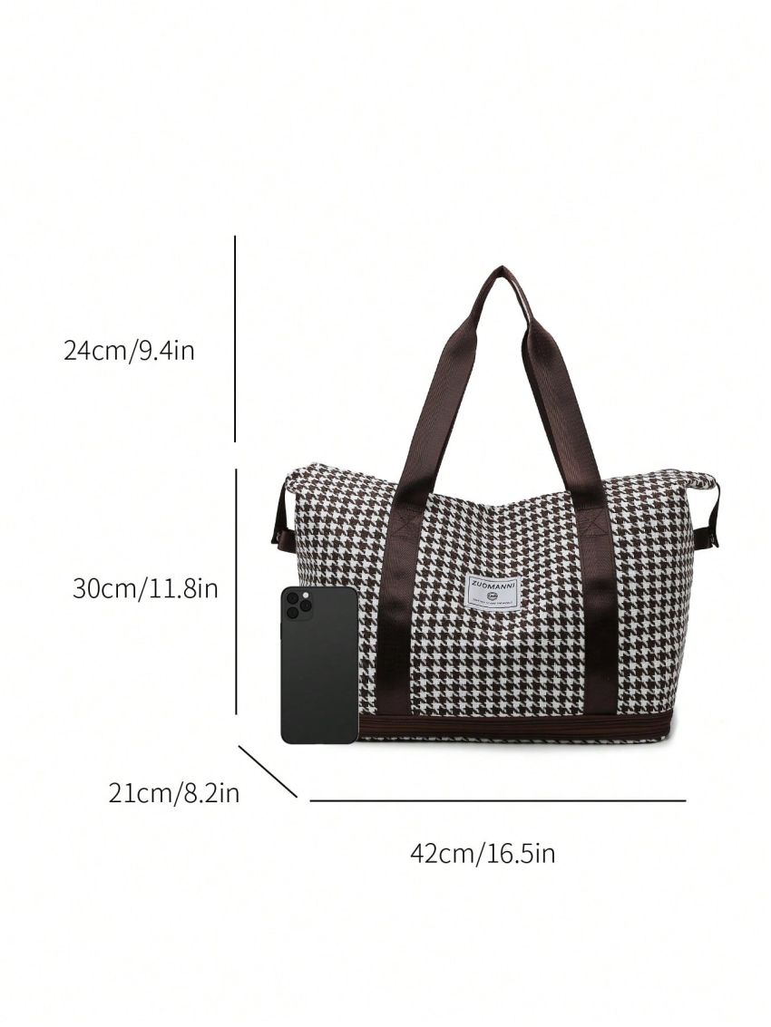 Patch Detail Travel Bag Sporty