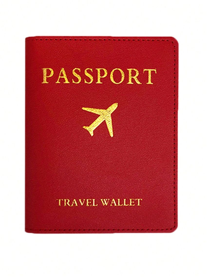 1pc PU Passport Holder Case New Women Men Passport Cover Wallet Purse Travel Bank Card