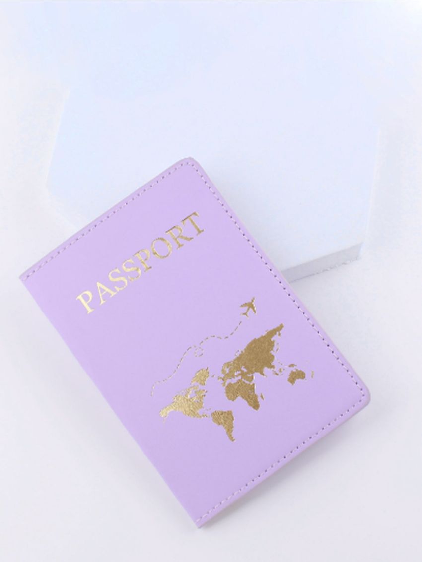 Graphic Pattern Passport Case For Travel