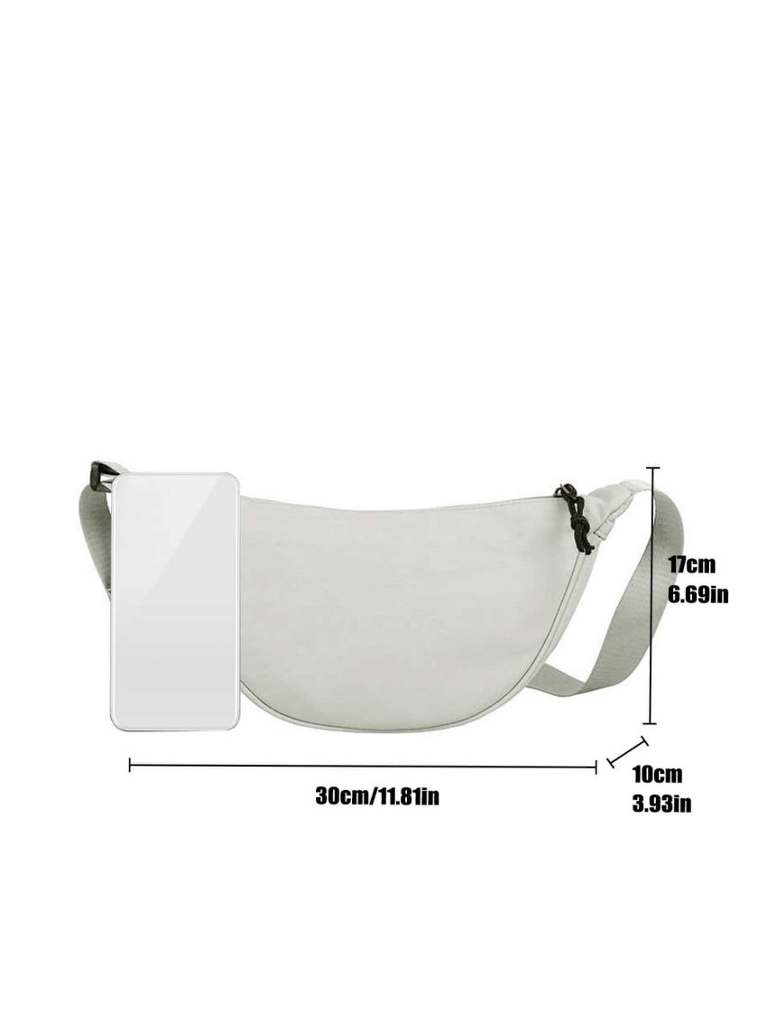 Minimalist Hobo Bag Nylon Casual