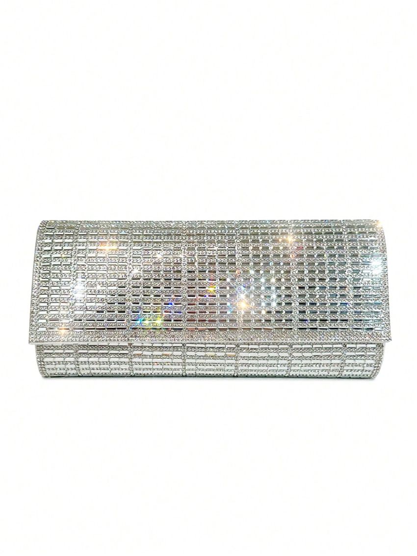 Small Envelope Bag Rhinestone Decor Glamorous For Party