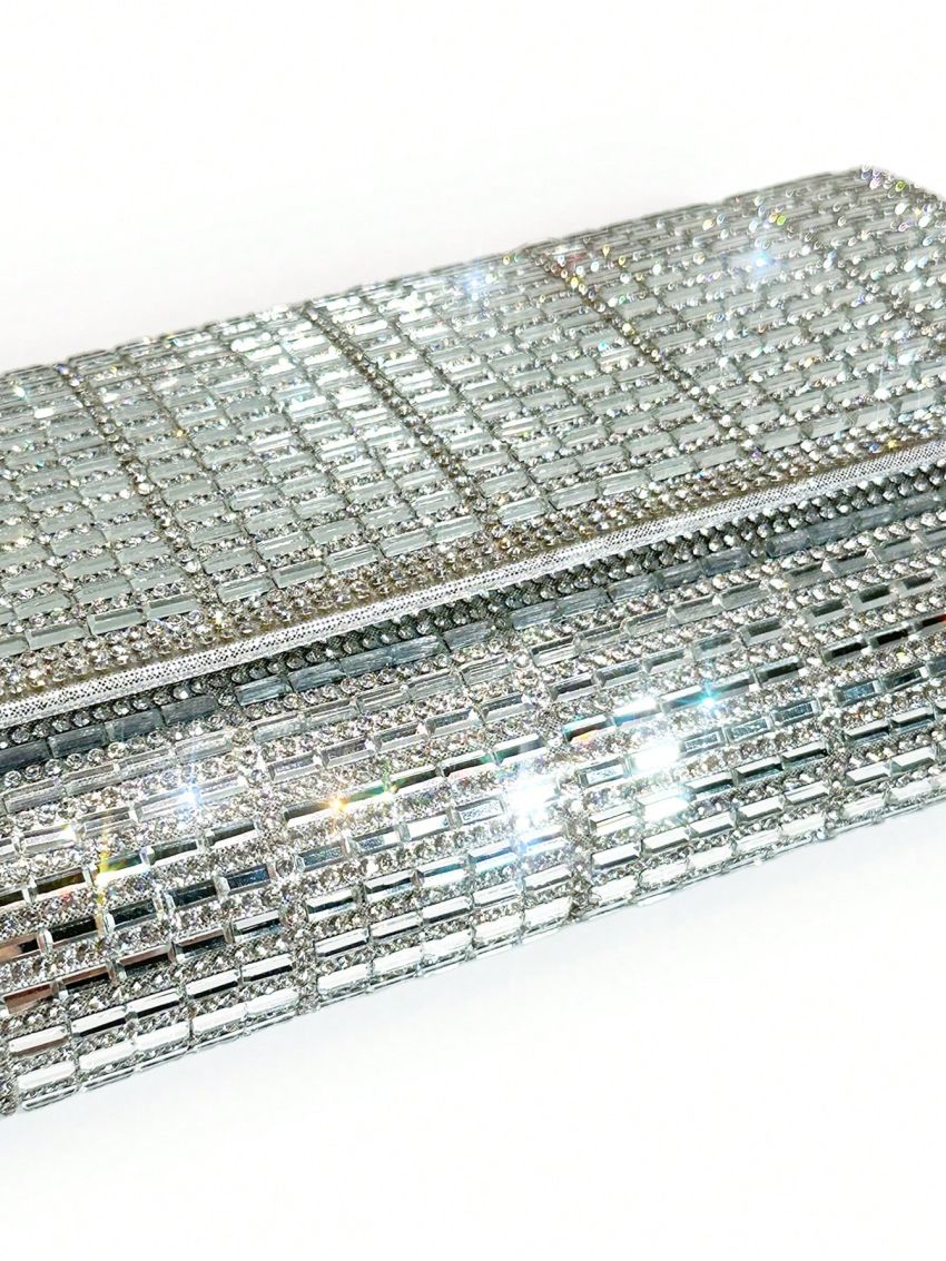 Small Envelope Bag Rhinestone Decor Glamorous For Party