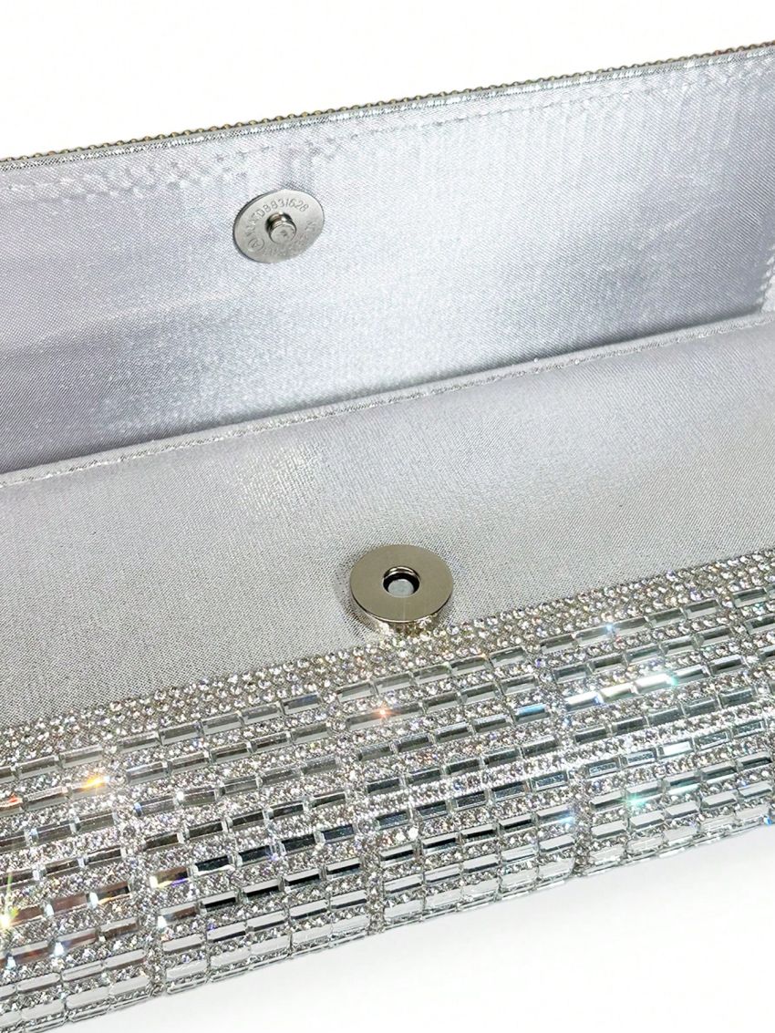 Small Envelope Bag Rhinestone Decor Glamorous For Party