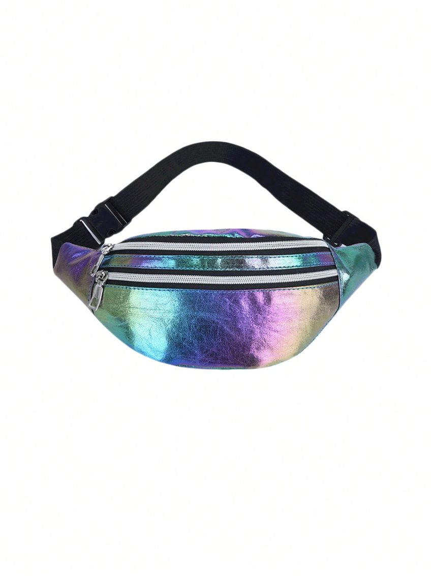 1pc Adjustable-strap Laser Running Waist Bag