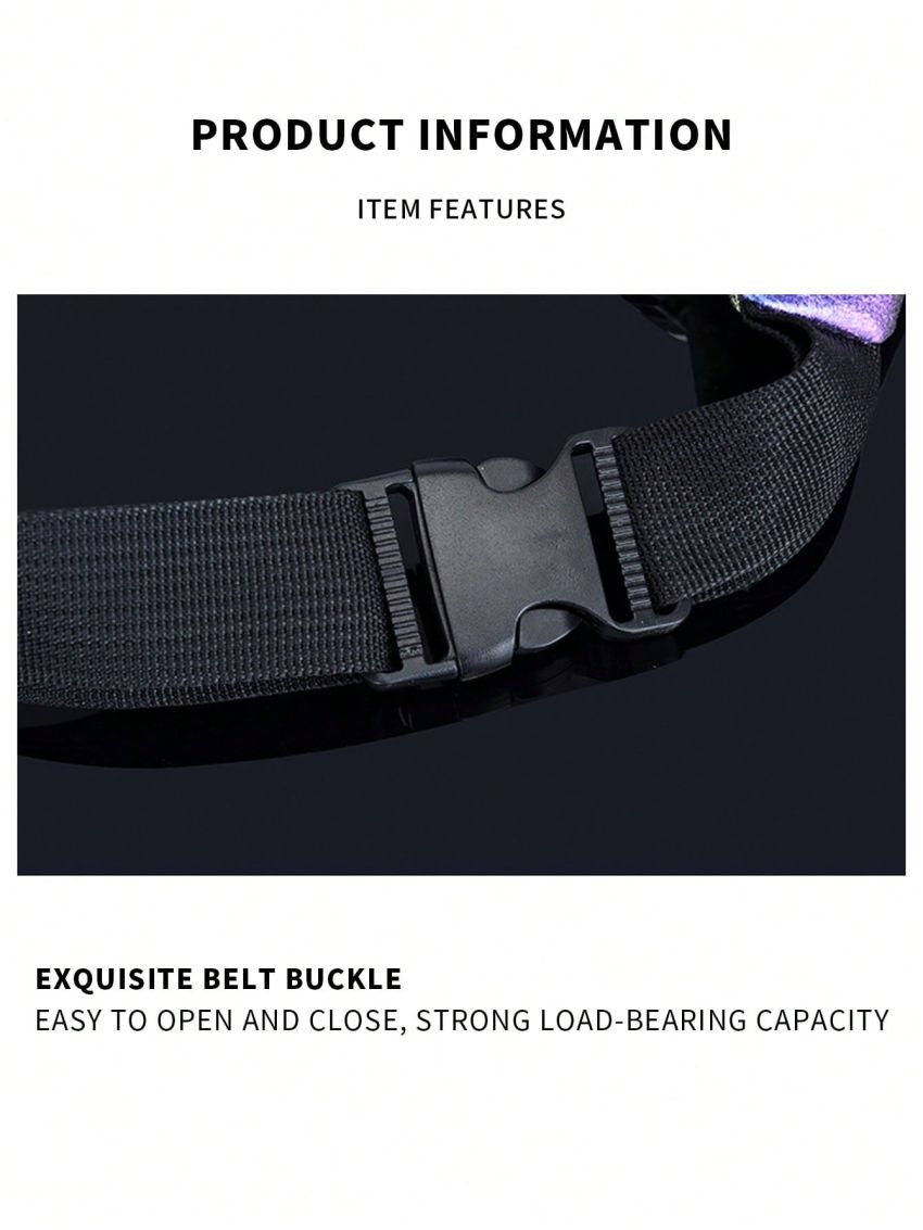 1pc Adjustable-strap Laser Running Waist Bag