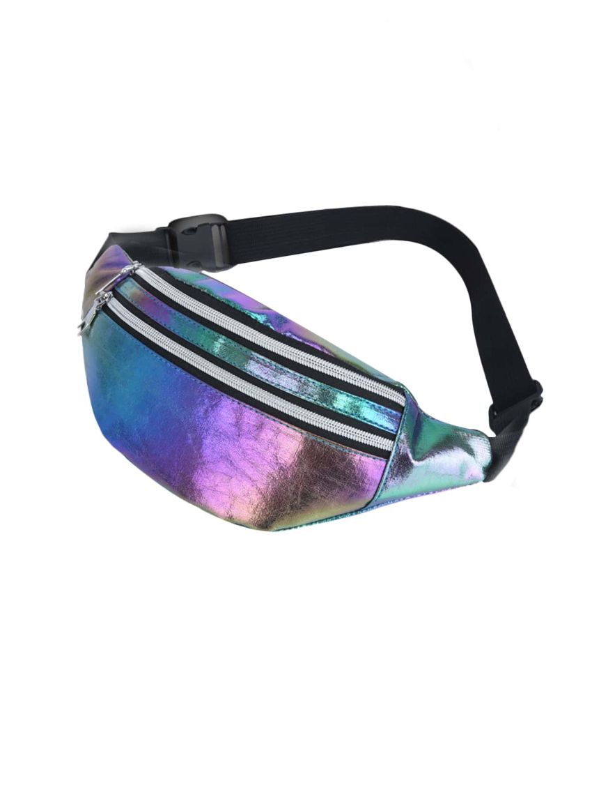 1pc Adjustable-strap Laser Running Waist Bag