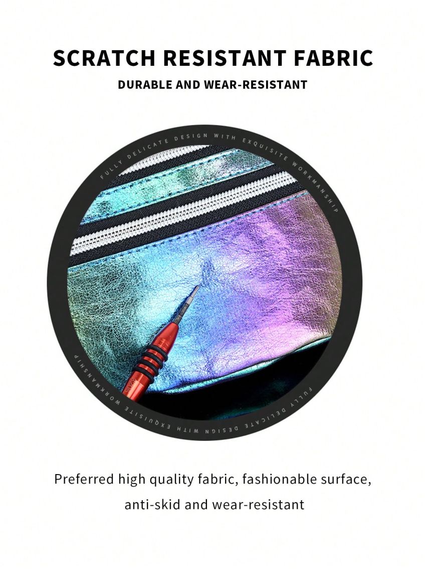 1pc Adjustable-strap Laser Running Waist Bag