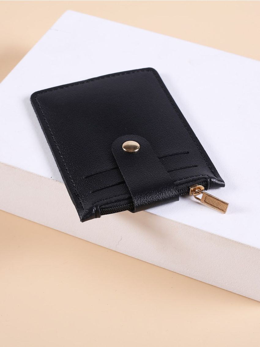 1pc Purse Ultra Thin Mini Business Bank Credit Card Holder Wallet Simple Small Coin Bag