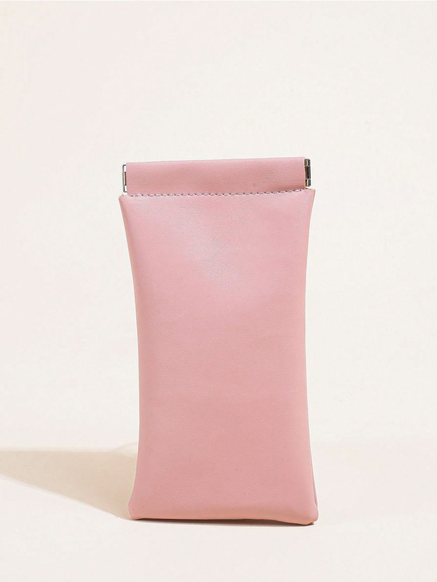 Minimalist Pink Phone Wallet Fashion