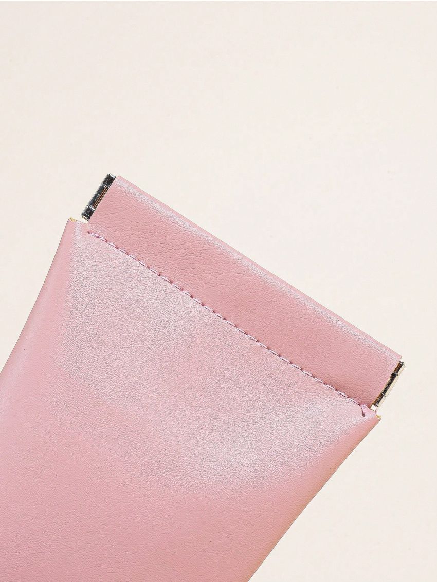 Minimalist Pink Phone Wallet Fashion