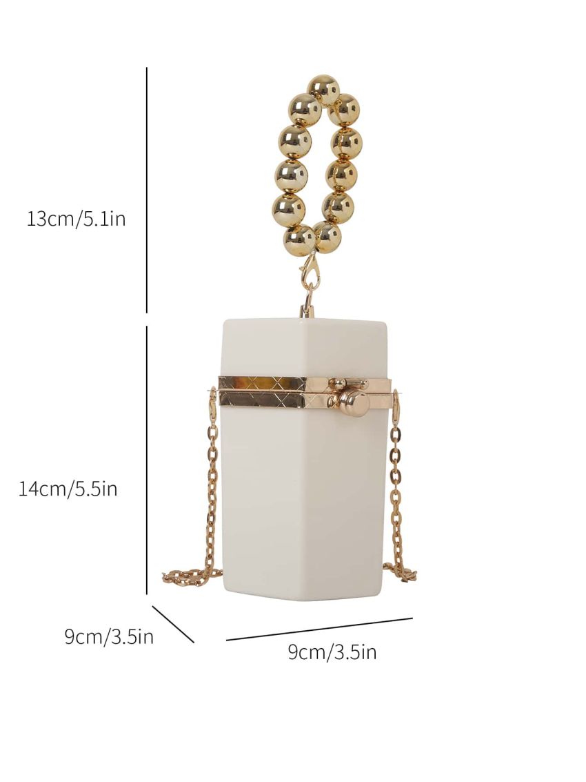 Mini Bucket Bag Chain PU
