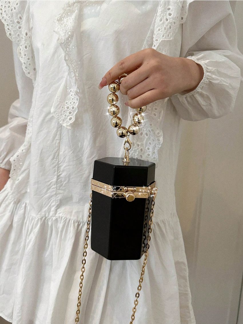 Mini Bucket Bag Chain PU