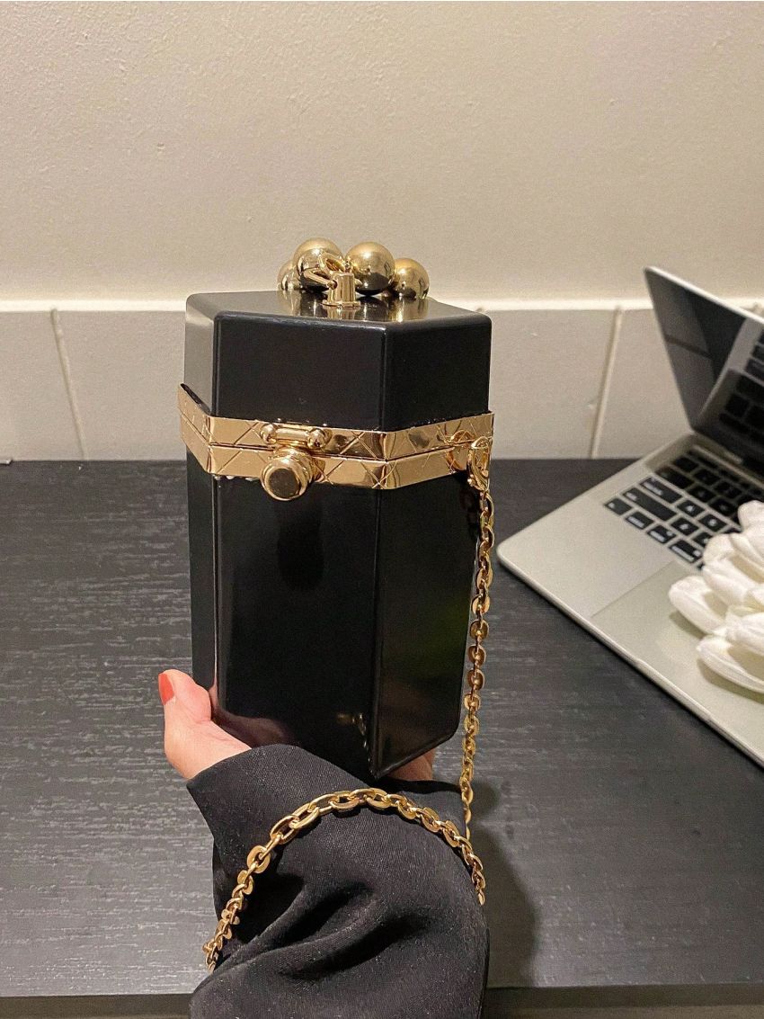 Mini Bucket Bag Chain PU