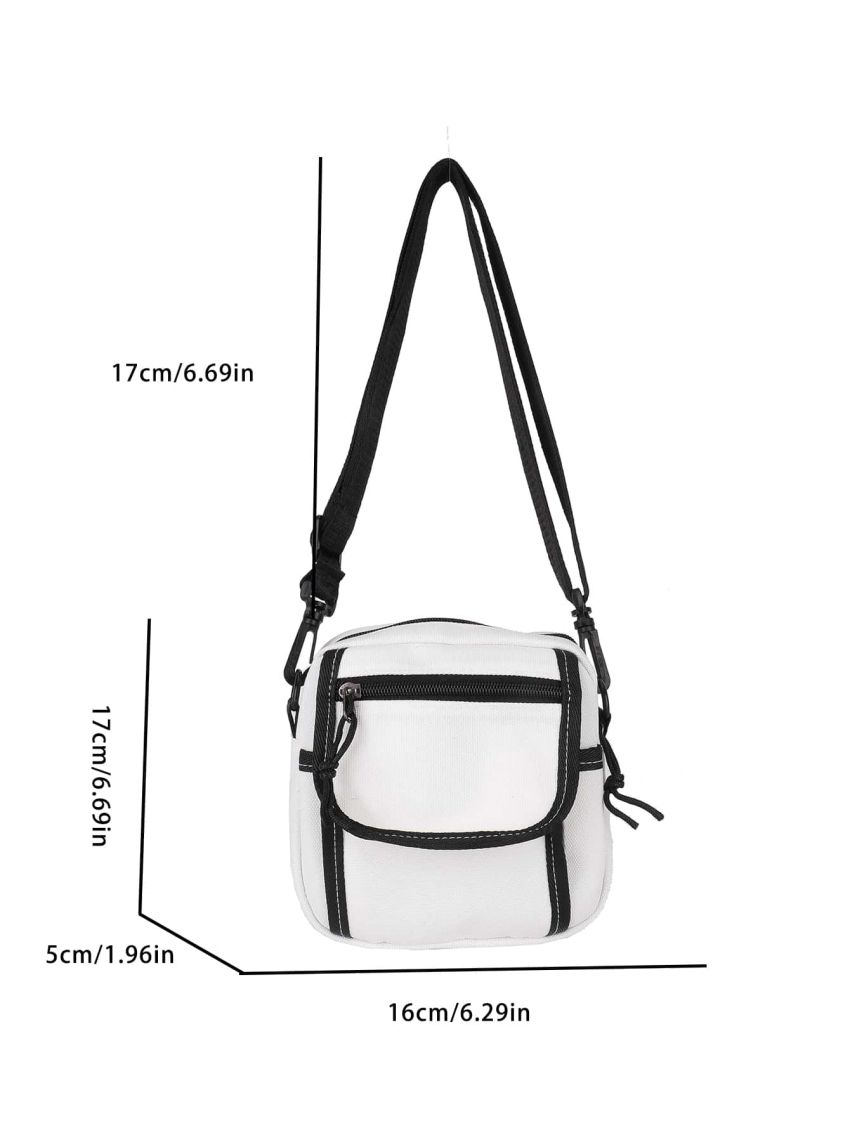 Mini Square Bag Contrast Binding