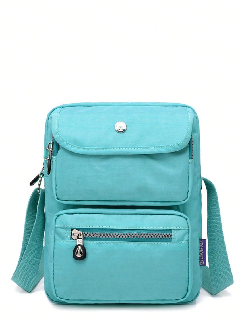 Mini Square Bag Studded Detail Multi-Pocket