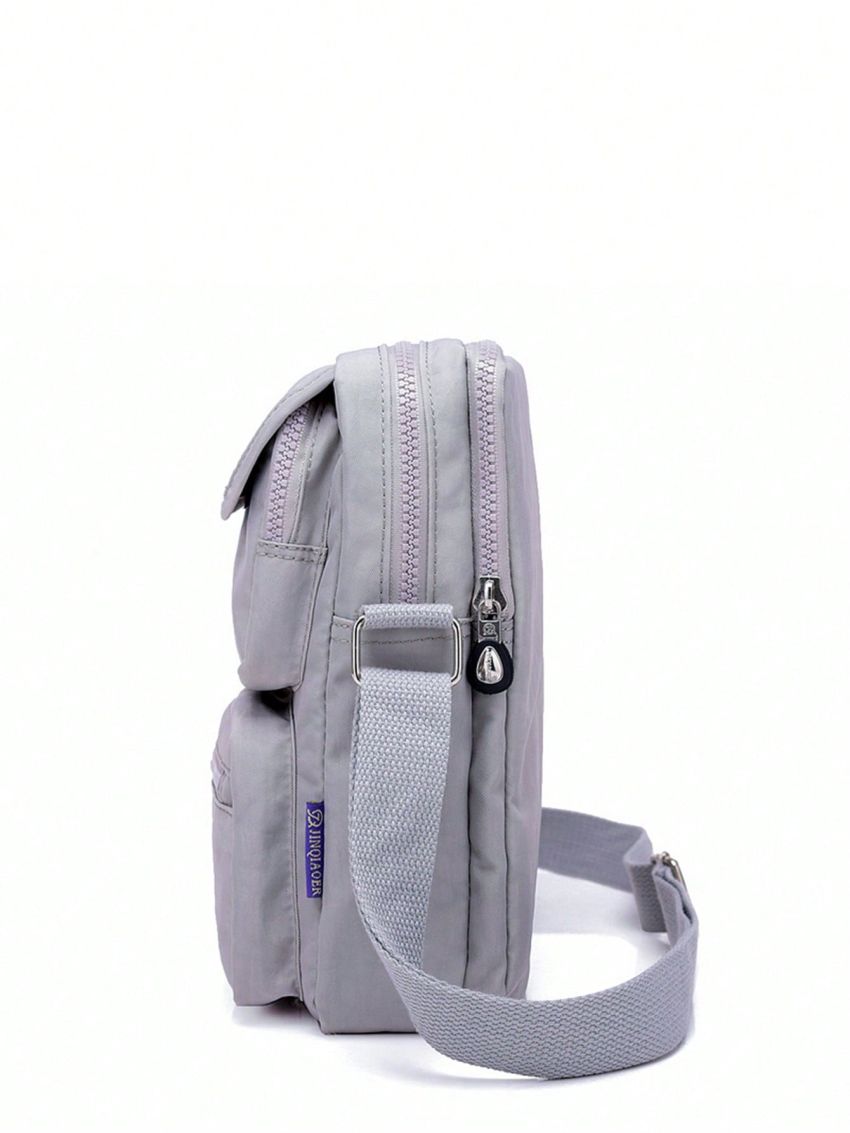 Mini Square Bag Studded Detail Multi-Pocket