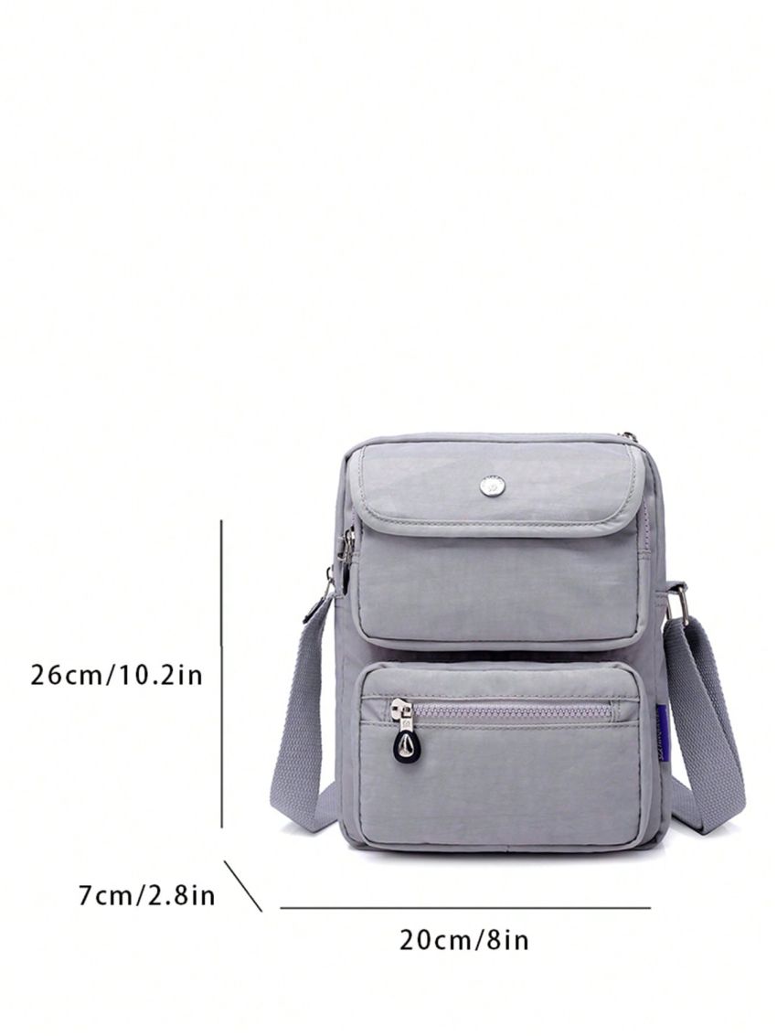 Mini Square Bag Studded Detail Multi-Pocket