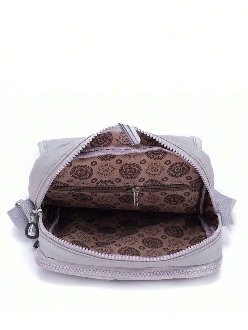 Mini Square Bag Studded Detail Multi-Pocket