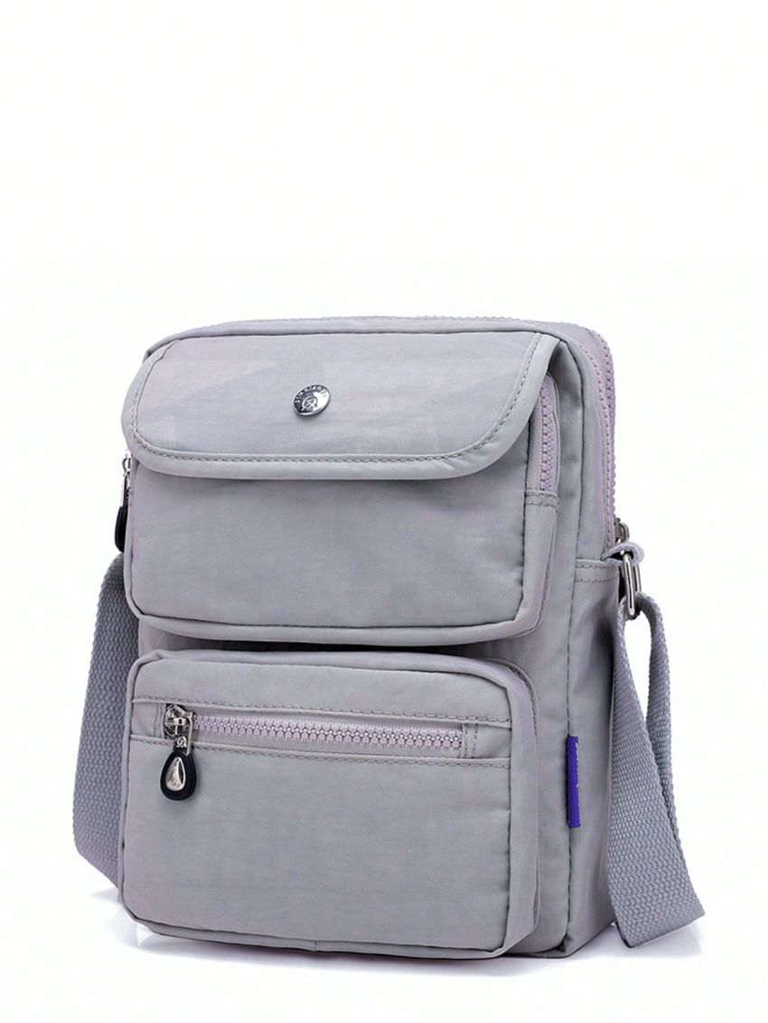 Mini Square Bag Studded Detail Multi-Pocket