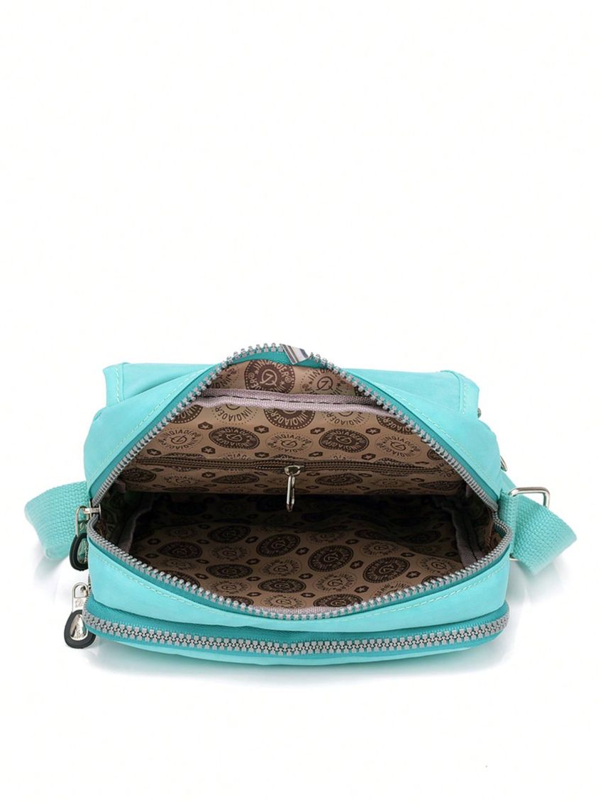 Mini Square Bag Studded Detail Multi-Pocket