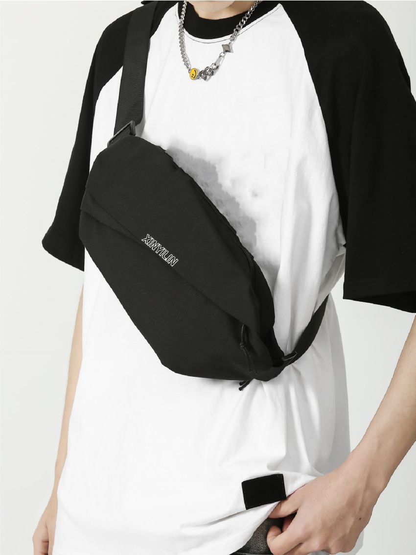 Medium Waist Bag Letter Detail