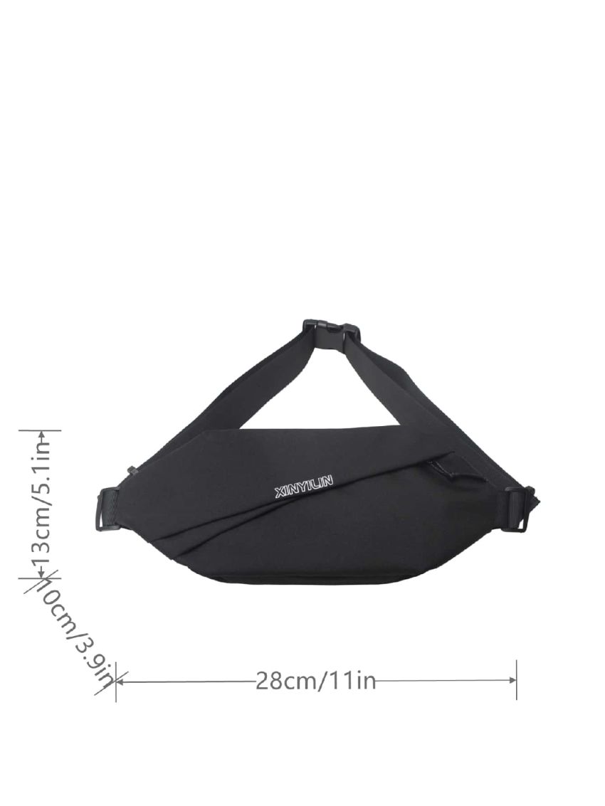 Medium Waist Bag Letter Detail