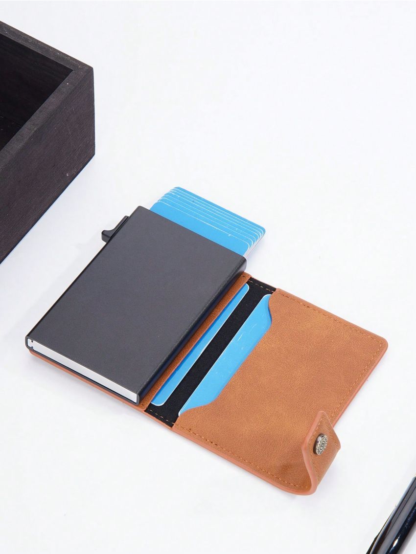 Minimalist Pop Out Card Holder Vintage Card Slot