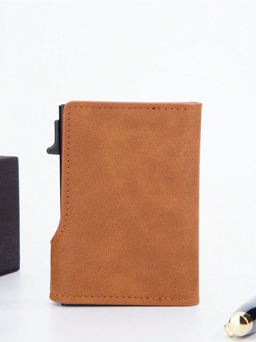 Minimalist Pop Out Card Holder Vintage Card Slot