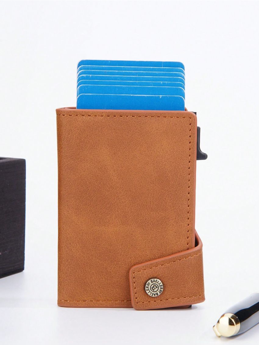 Minimalist Pop Out Card Holder Vintage Card Slot