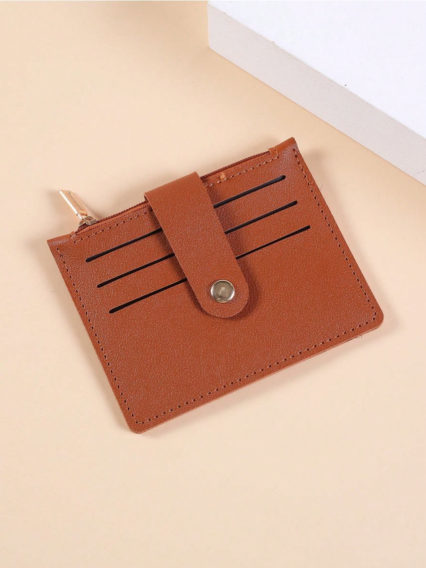 Ultra Thin Mini Business Bank Credit Card Holder Wallet Simple Small Coin Bag