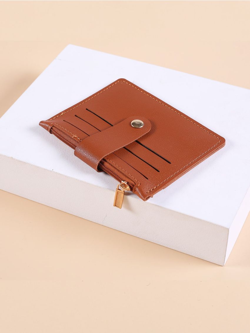 Ultra Thin Mini Business Bank Credit Card Holder Wallet Simple Small Coin Bag