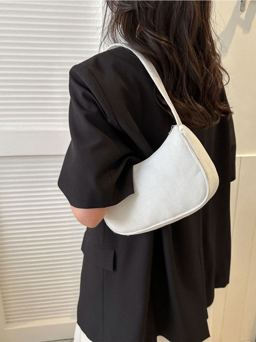 Minimalist Hobo Bag Small Zipper