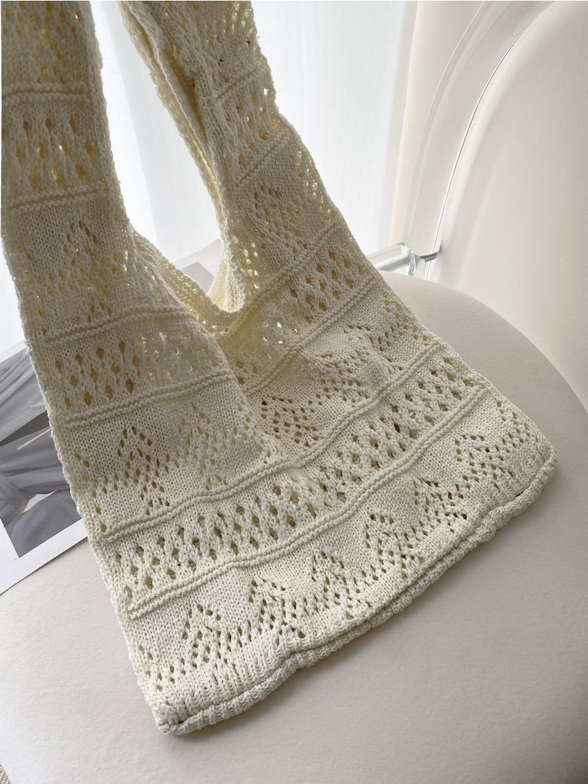 Medium Crochet Bag Hollow Out Design Minimalist