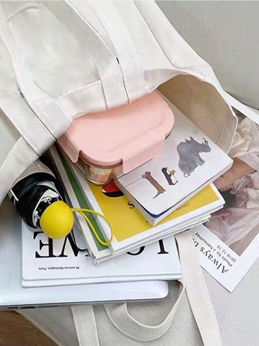 Small Shopper Bag Letter Print For Daily Outing