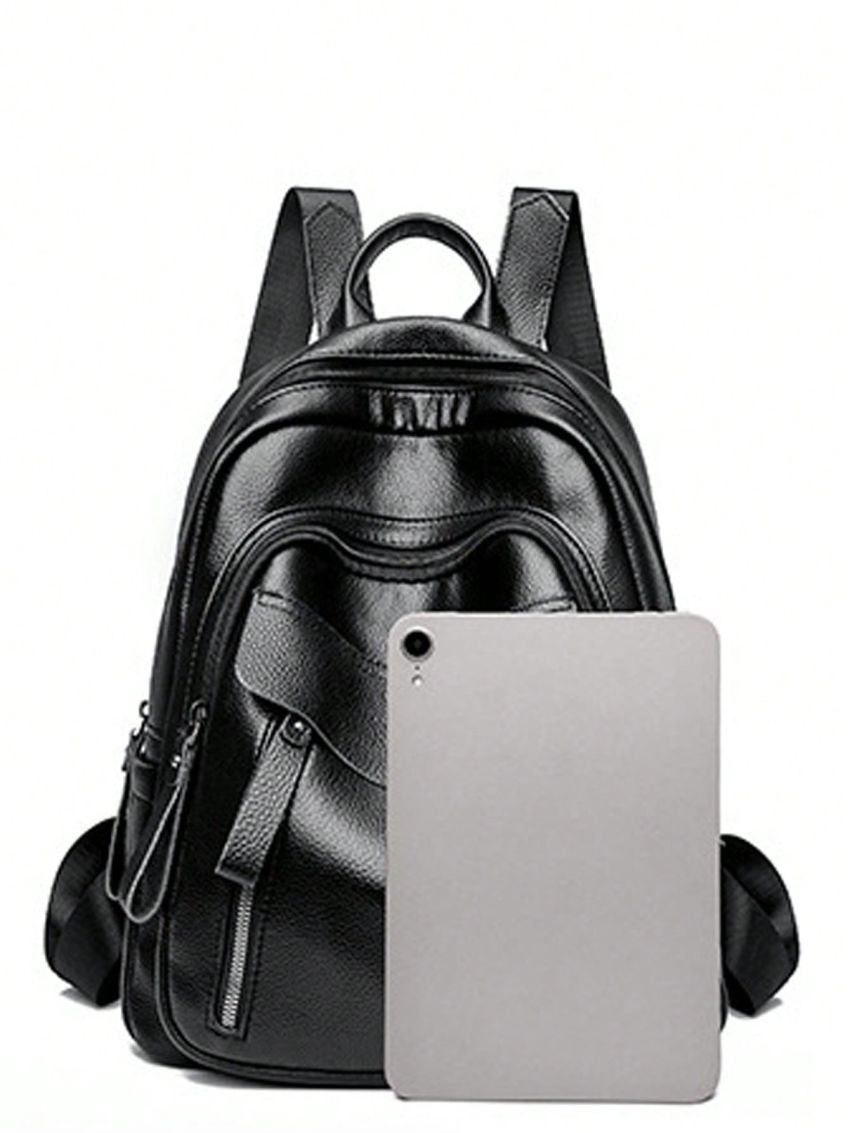 Medium Fashion Backpack Solid Color