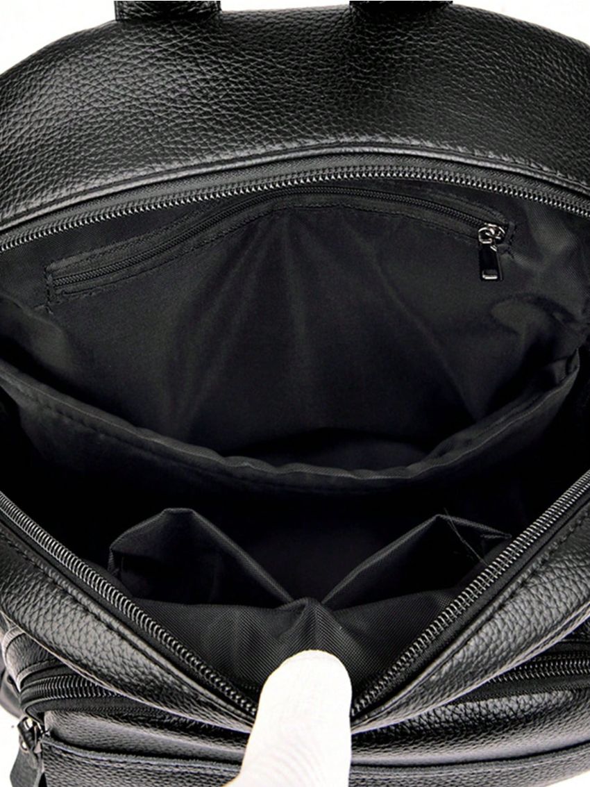 Medium Fashion Backpack Solid Color