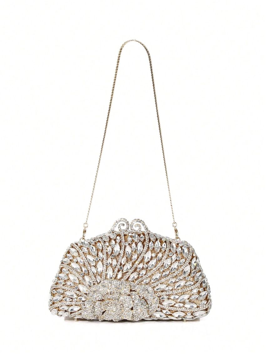 Mini Box Bag Glamorous Rhinestone