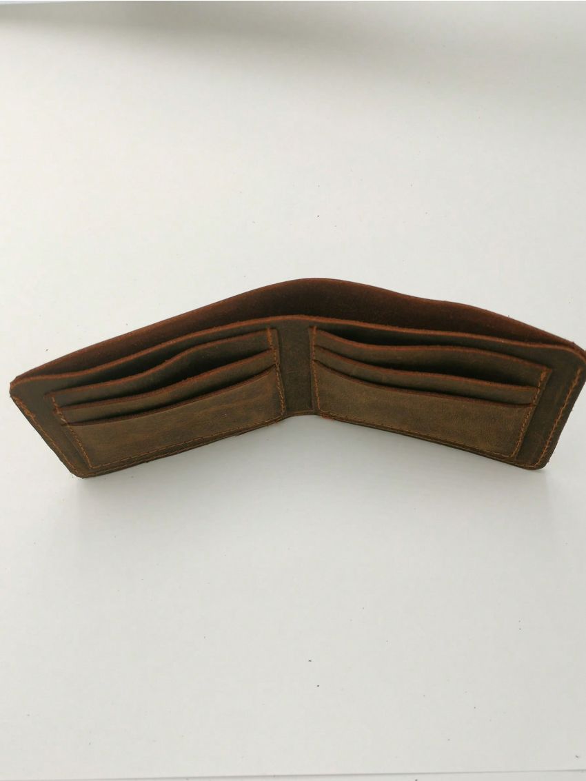 Genuine Leather Small Wallet Bifold