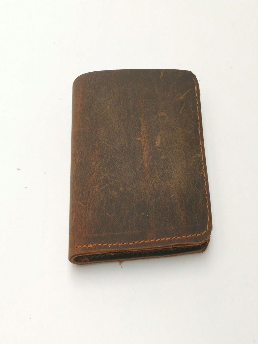 Genuine Leather Small Wallet Bifold