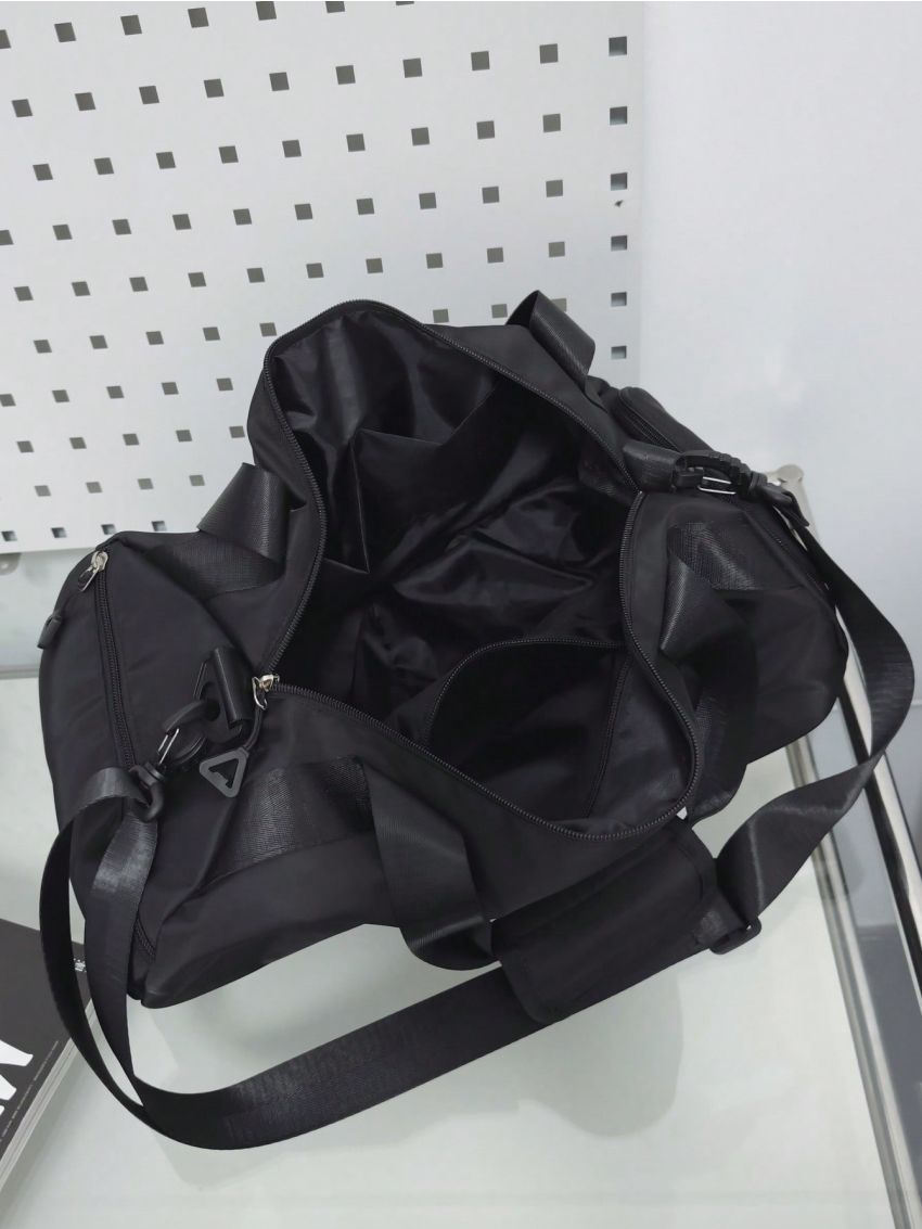 Polyester Gym Bag Letter Graphic