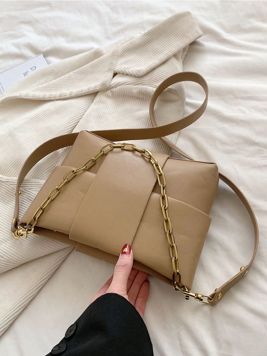 Medium Shoulder Bag Solid Color