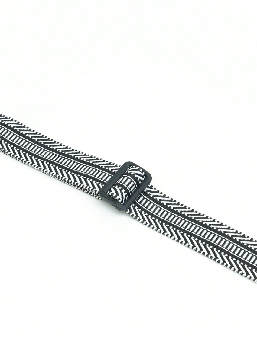 Geometric Pattern Wide Adjustable Bag Strap