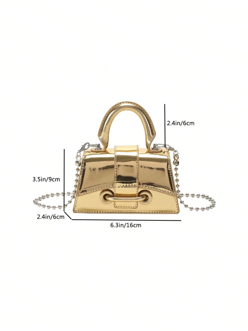 Minimalist Square Bag Mini Flap Funky