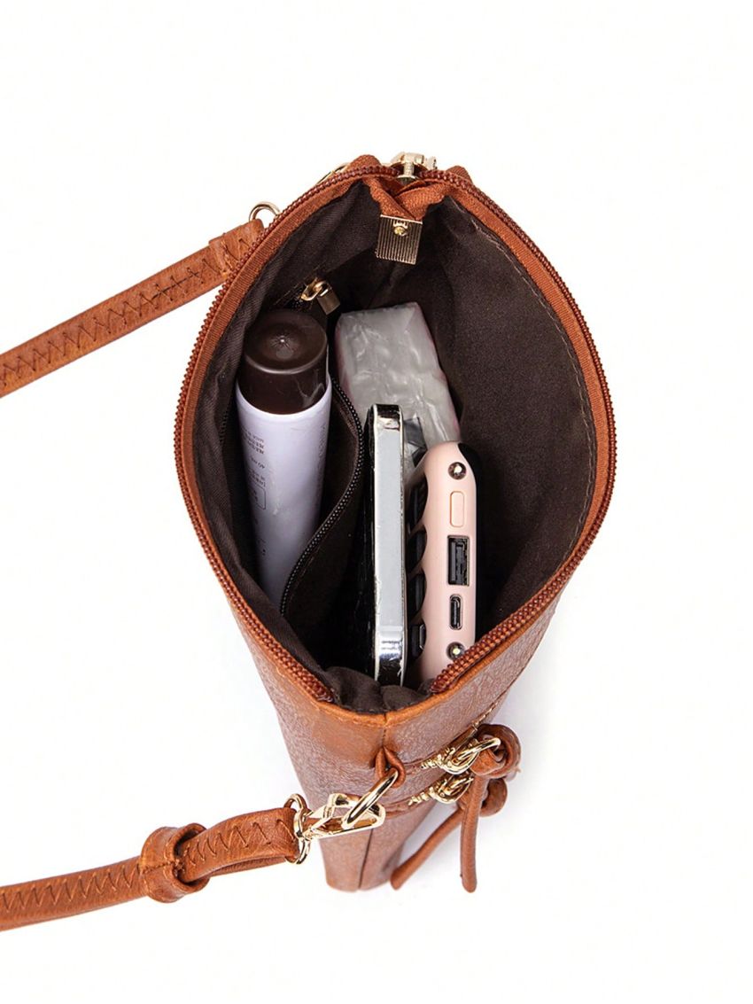 Minimalist Phone Wallet Zipper Vintage