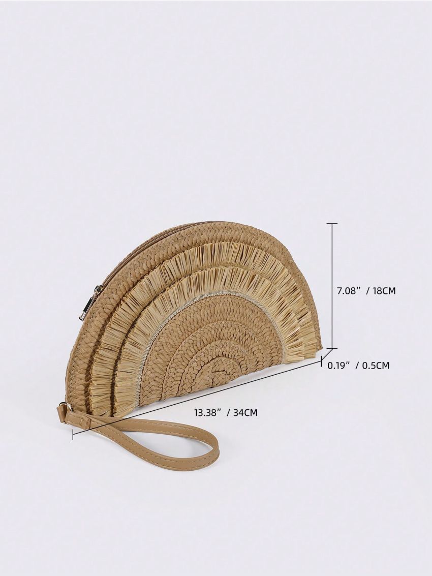 Medium Straw Bag For Vacation